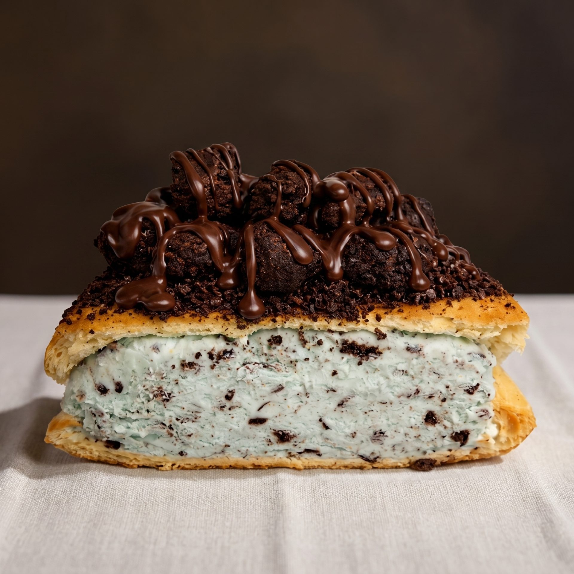 The Ultimate Hot-Pressed Ice Cream Donut Experience