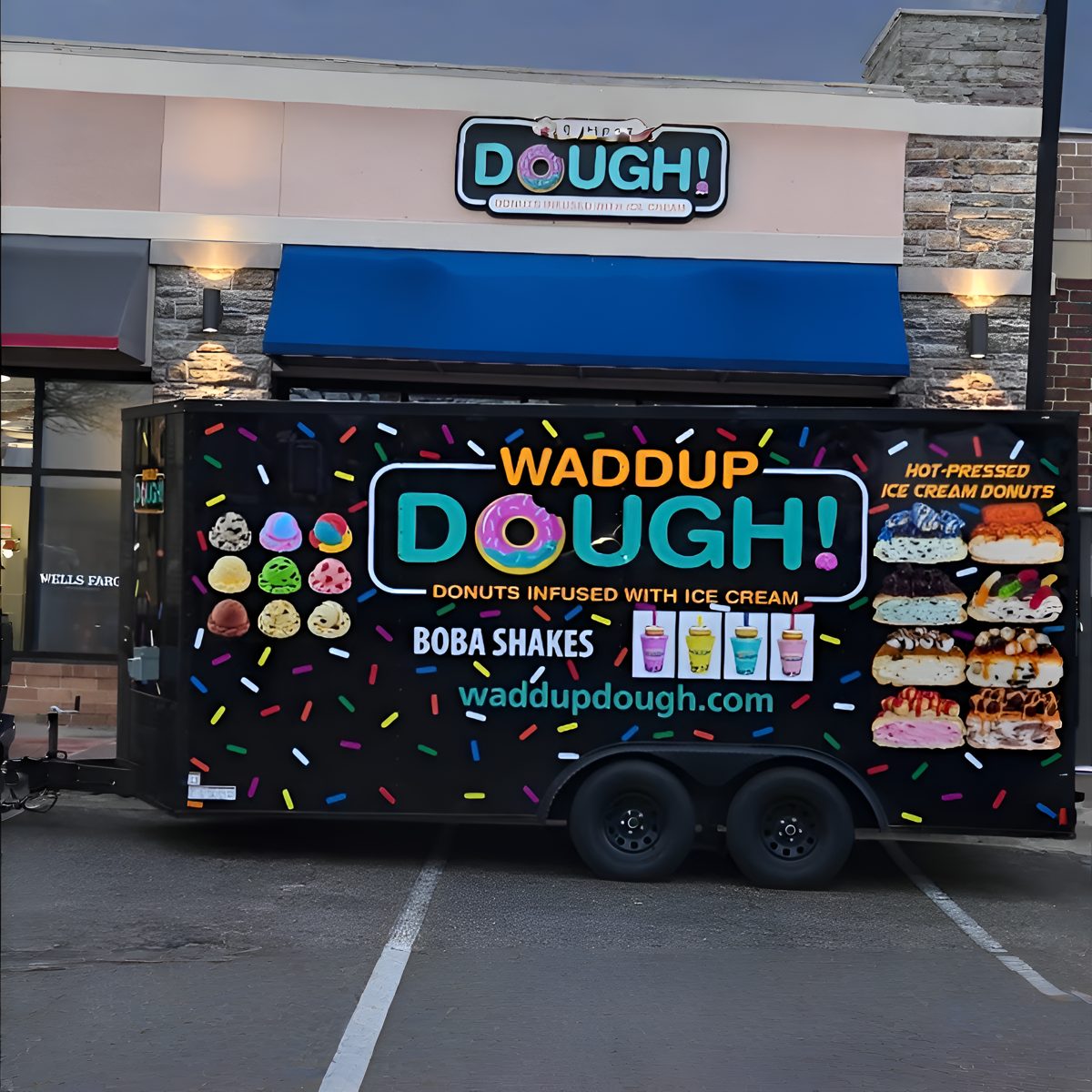 Book the Waddup Dough Trailer
