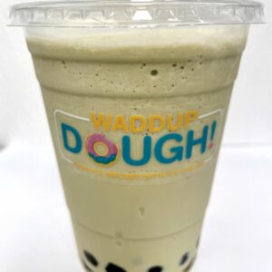 Matcha Blend - W/O Boba / W/Boba topped with Mini Donut